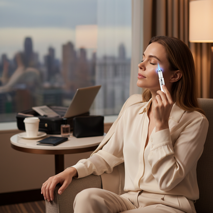 Masseur Yeux Lumière Bleue visage lisse